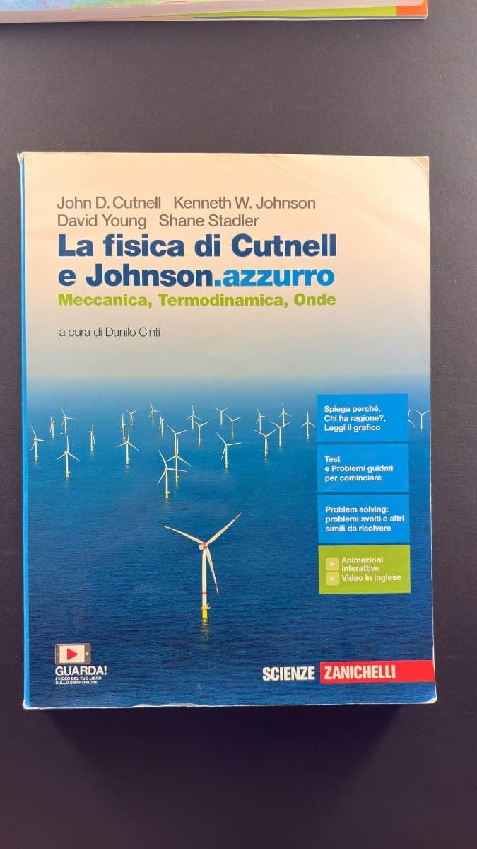 FISICA DI CUTNELL E JOHNSON (LA).AZZURRO - VOL. PER IL SECONDO BIENNIO (LDM) - foto 1