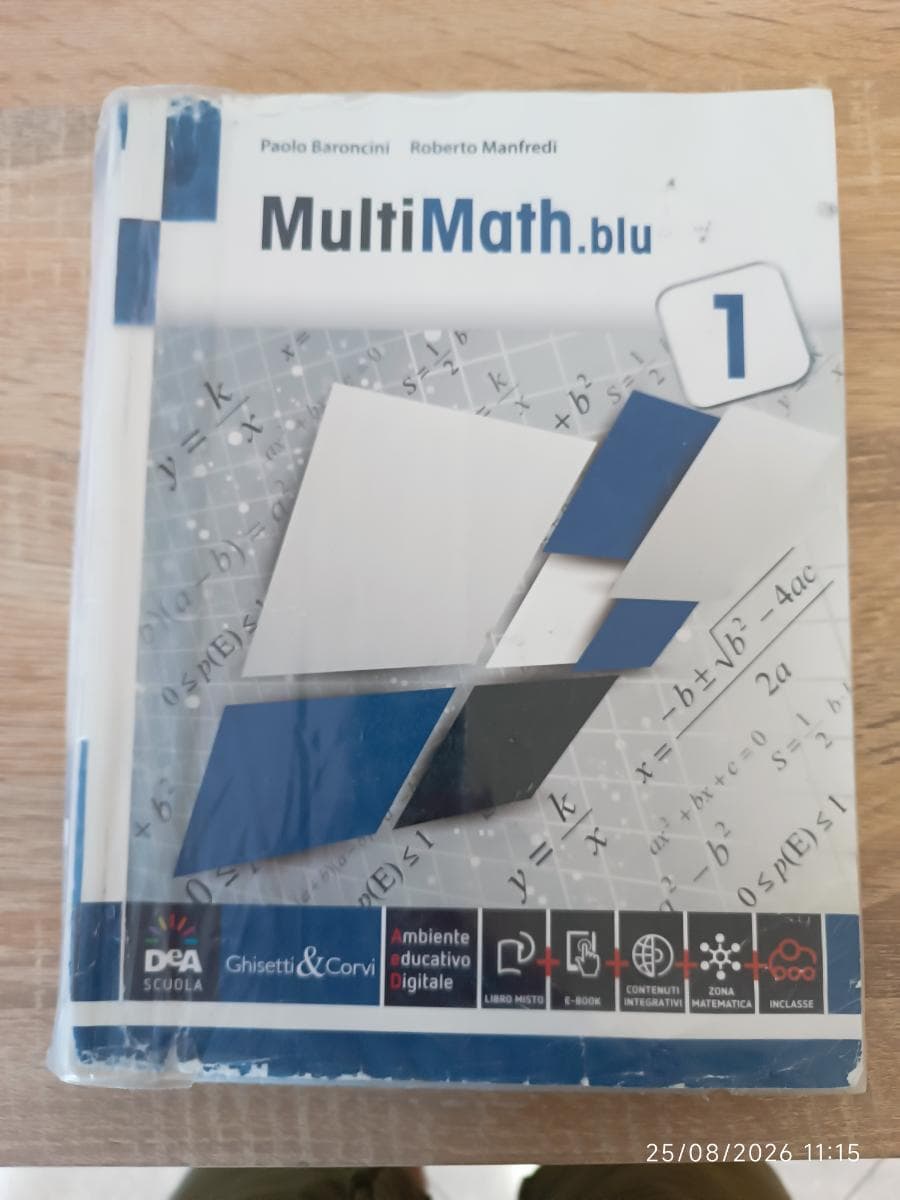MULTIMATH BLU VOLUME 1 + EBOOK - foto 1