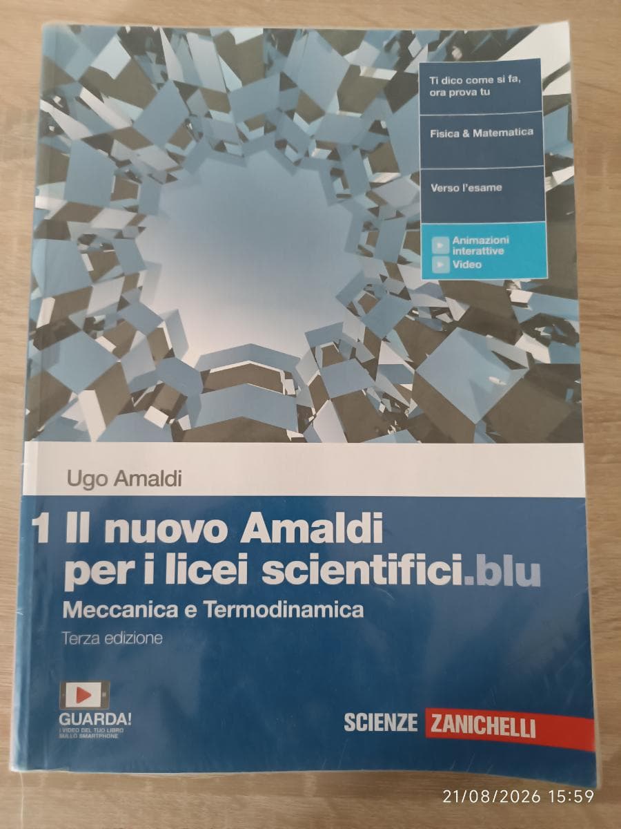 NUOVO AMALDI PER I LICEI SCIENTIFICI.BLU (IL) 3ED. - VOL. 1 (LDM) - foto 1