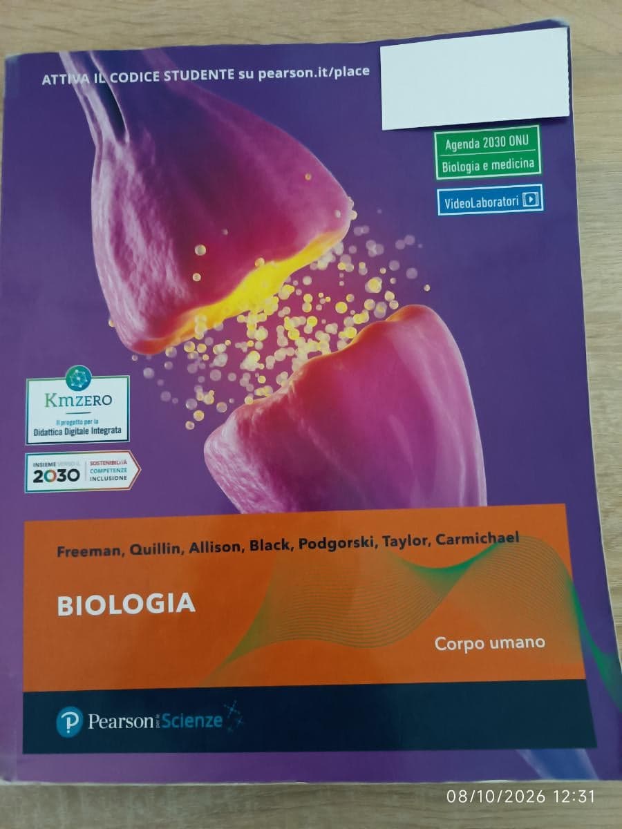 BIOLOGIA - SECONDO BIENNIO - CORPO UMANO - foto 1