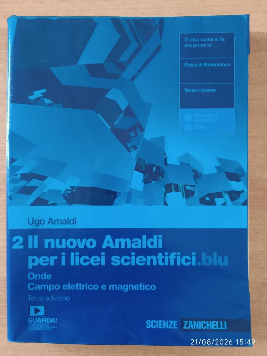NUOVO AMALDI PER I LICEI SCIENTIFICI.BLU 3ED. (IL) - VOL. 2 (LDM) - foto 1