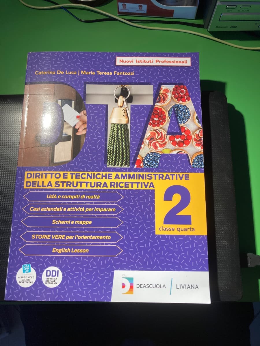 DTA - DIRITTO E TECNICHE AMMINISTRATIVE DELLA STRUTTURA RICETTIVA PER I.P.A - foto 1