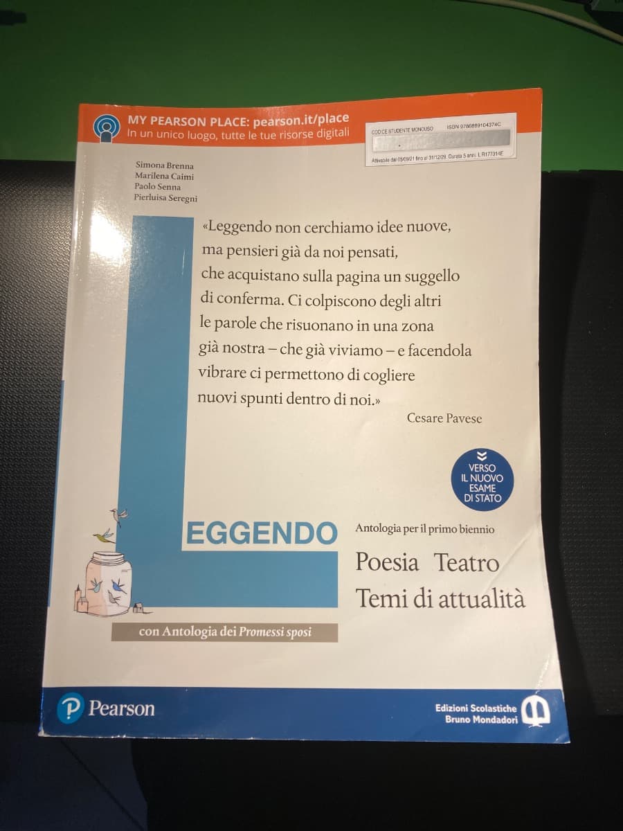 LEGGENDO. POESIA E TEATRO CON ANTOLOGIA DEI PROMESSI SPOSI - foto 1