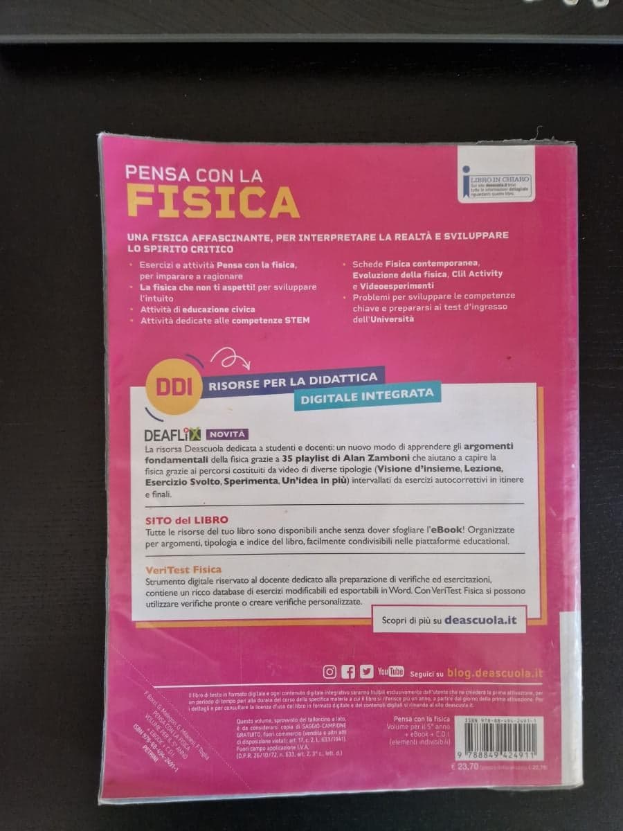 PENSA CON LA FISICA - II BIENNIO E V ANNO - foto 2