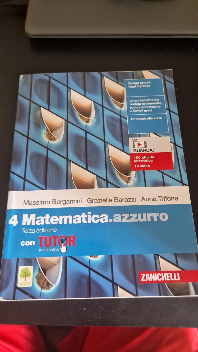 MATEMATICA.AZZURRO 3ED. - VOL. 4 CON TUTOR (LDM) - foto 1