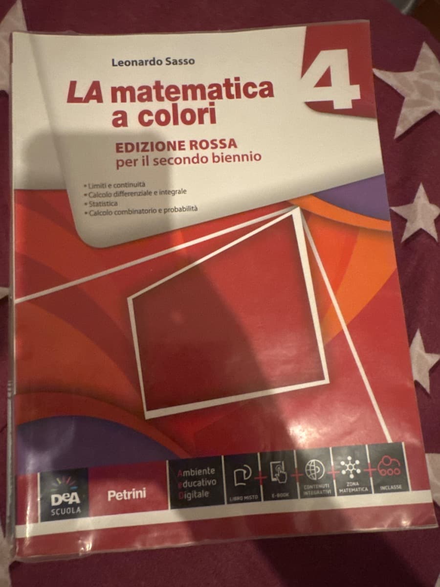 MATEMATICA A COLORI (LA) EDIZIONE ROSSA VOLUME 4 + EBOOK - foto 1