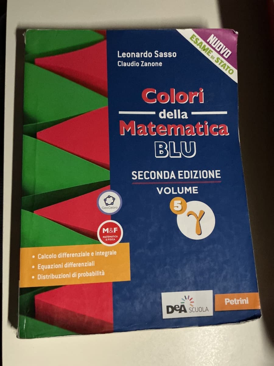 COLORI DELLA MATEMATICA - ED.BLU AGGIORNATA -L SCIENTIFIC VOL 5 GAMMA + EBOOK - foto 1