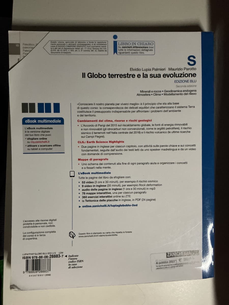 GLOBO TERRESTRE E LA SUA EVOLUZIONE (IL) - EDIZIONE BLU - 2ED - VOL S (LDM) - foto 2