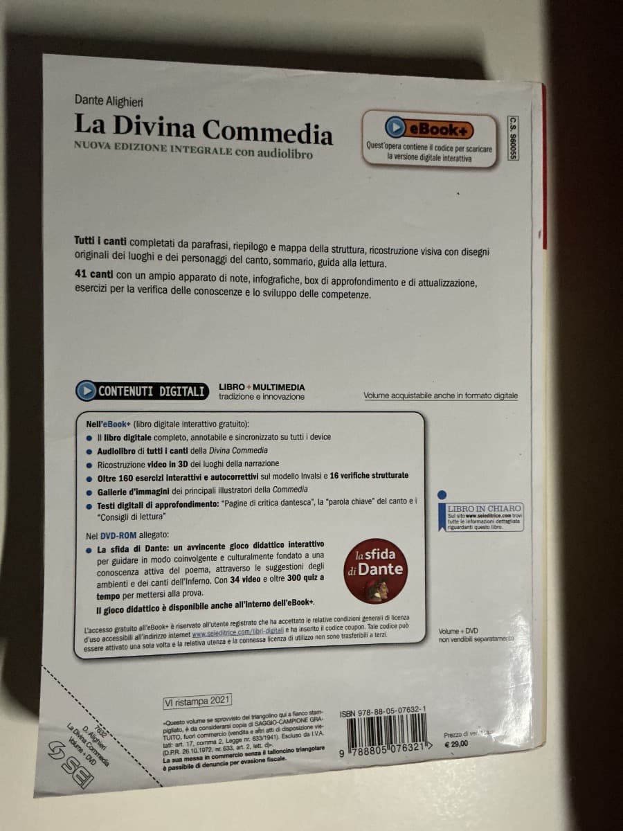 DIVINA COMMEDIA (LA) + DVD - NUOVA EDIZIONE INTEGRALE CON AUDIOLIBRO - foto 2