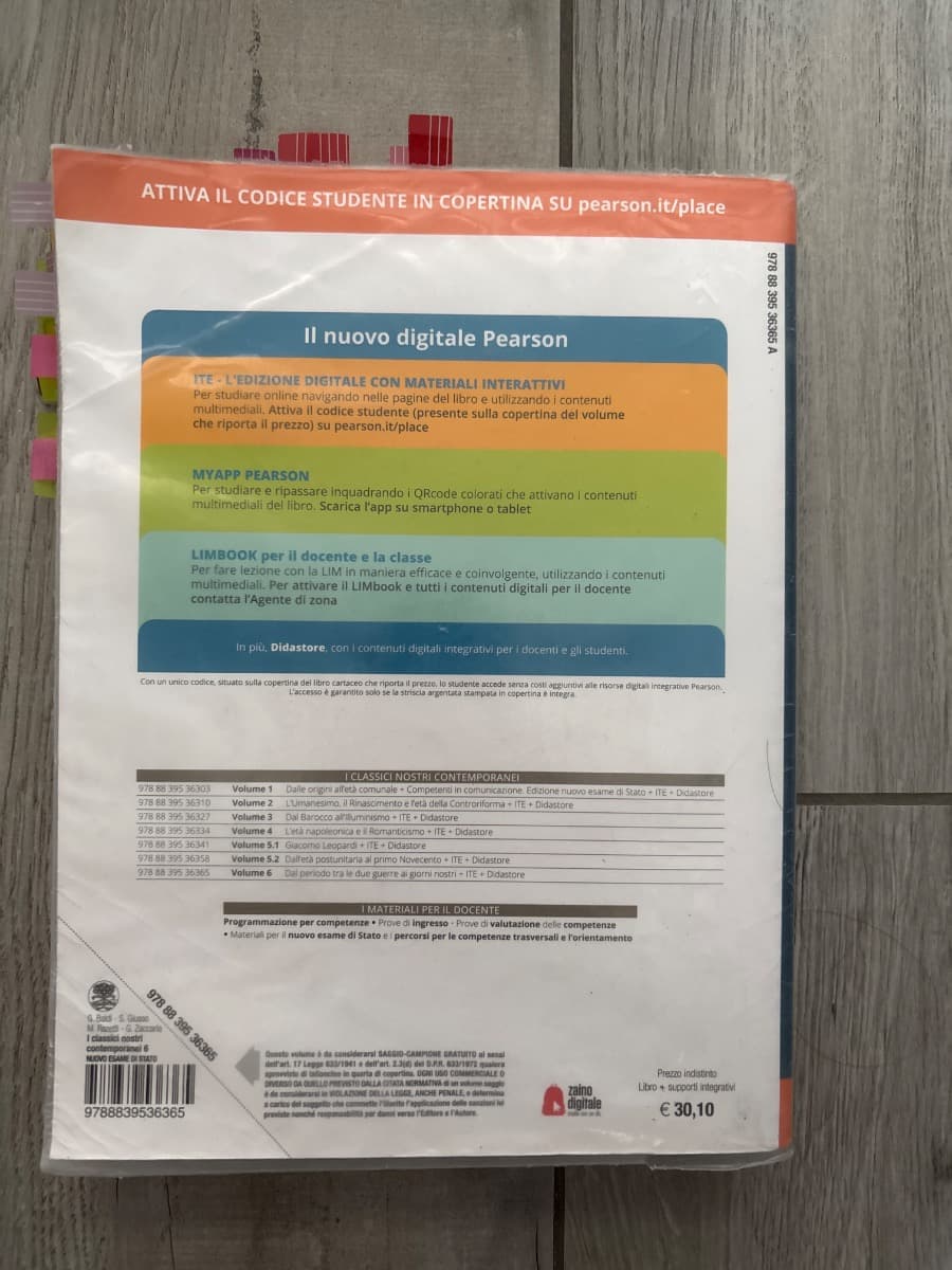 CLASSICI NOSTRI CONTEMPORANEI 6 EDIZIONE NUOVO ESAME DI STATO (I) - foto 2