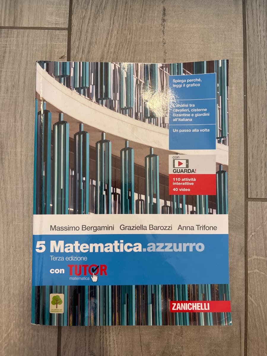 MATEMATICA.AZZURRO 3ED. - VOL. 5 CON TUTOR (LDM) - foto 1