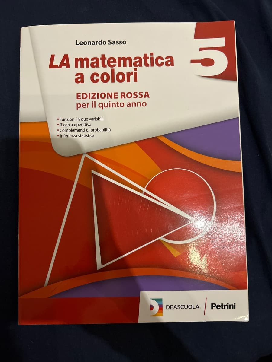 MATEMATICA A COLORI (LA) EDIZIONE ROSSA VOLUME 5 + EBOOK - foto 1