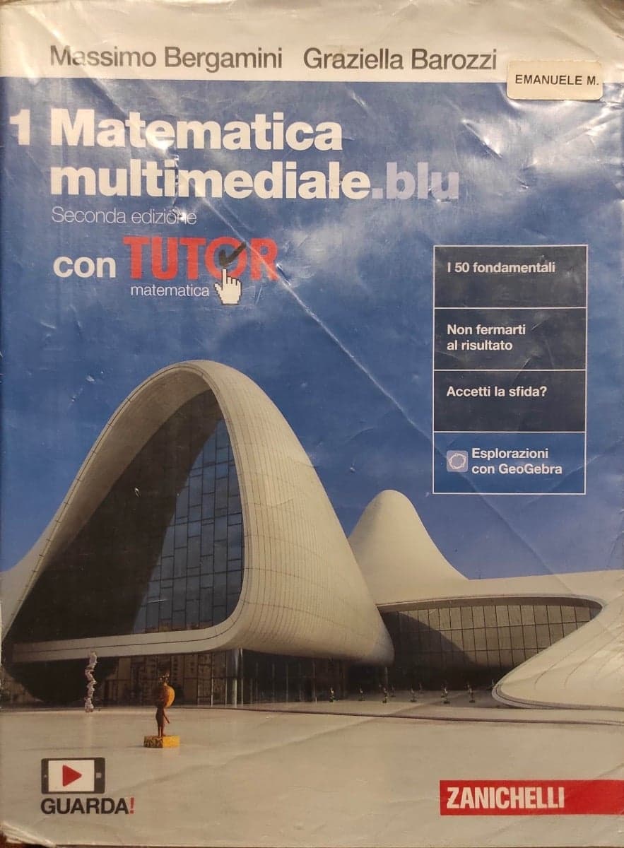 MATEMATICA MULTIMEDIALE.BLU - VOLUME 1 CON TUTOR (LDM) - foto 1