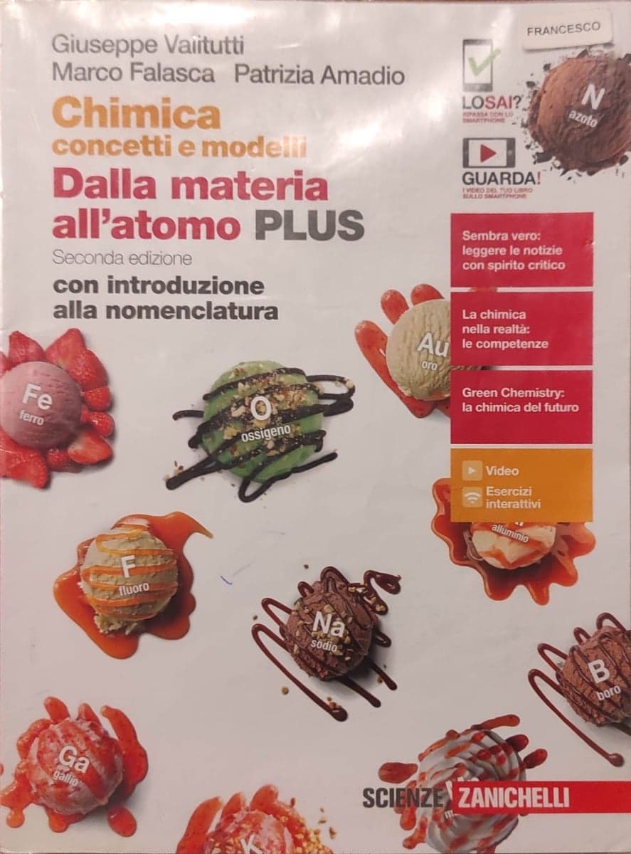 CHIMICA: CONCETTI E MODELLI - DALLA MATERIA ALL'ATOMO PLUS (LDM) - foto 1