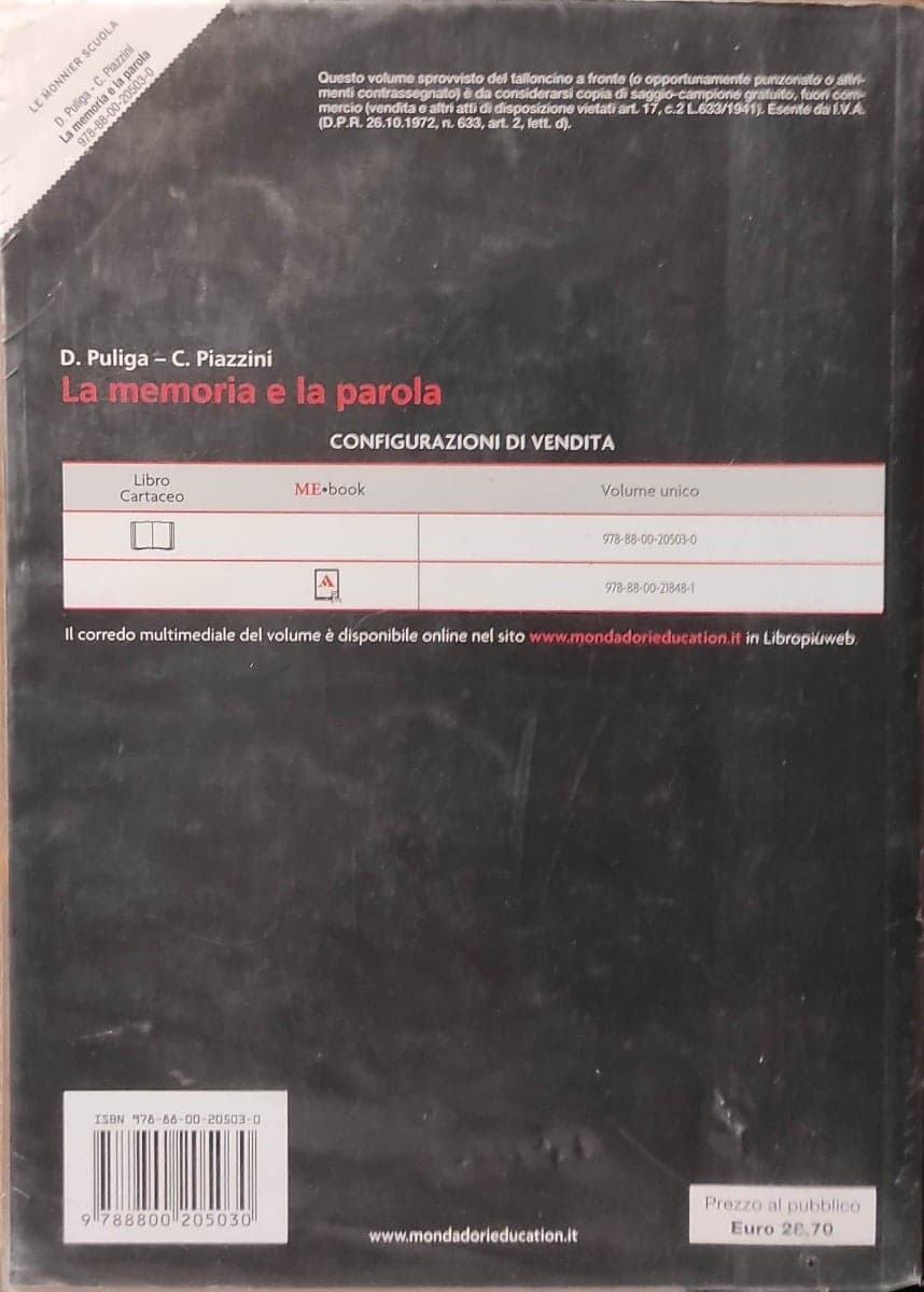 MEMORIA E LA PAROLA (LA) - foto 2