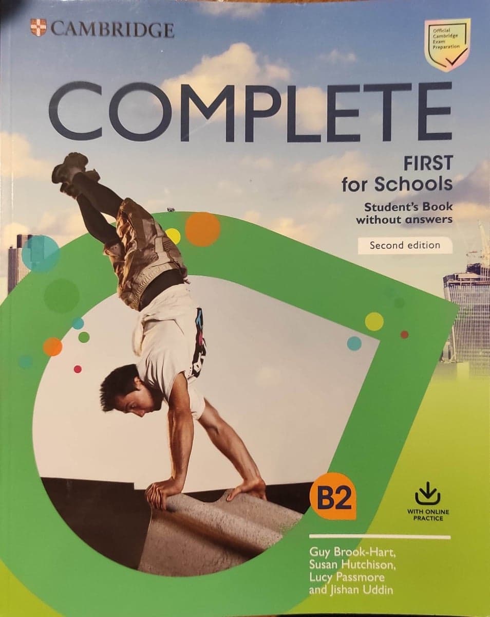 COMPLETE FIRST FOR SCHOOLS 2ED STUDENT'S BOOK WITHOUT ANSWERS+ONLINE PRACTICE - foto 1