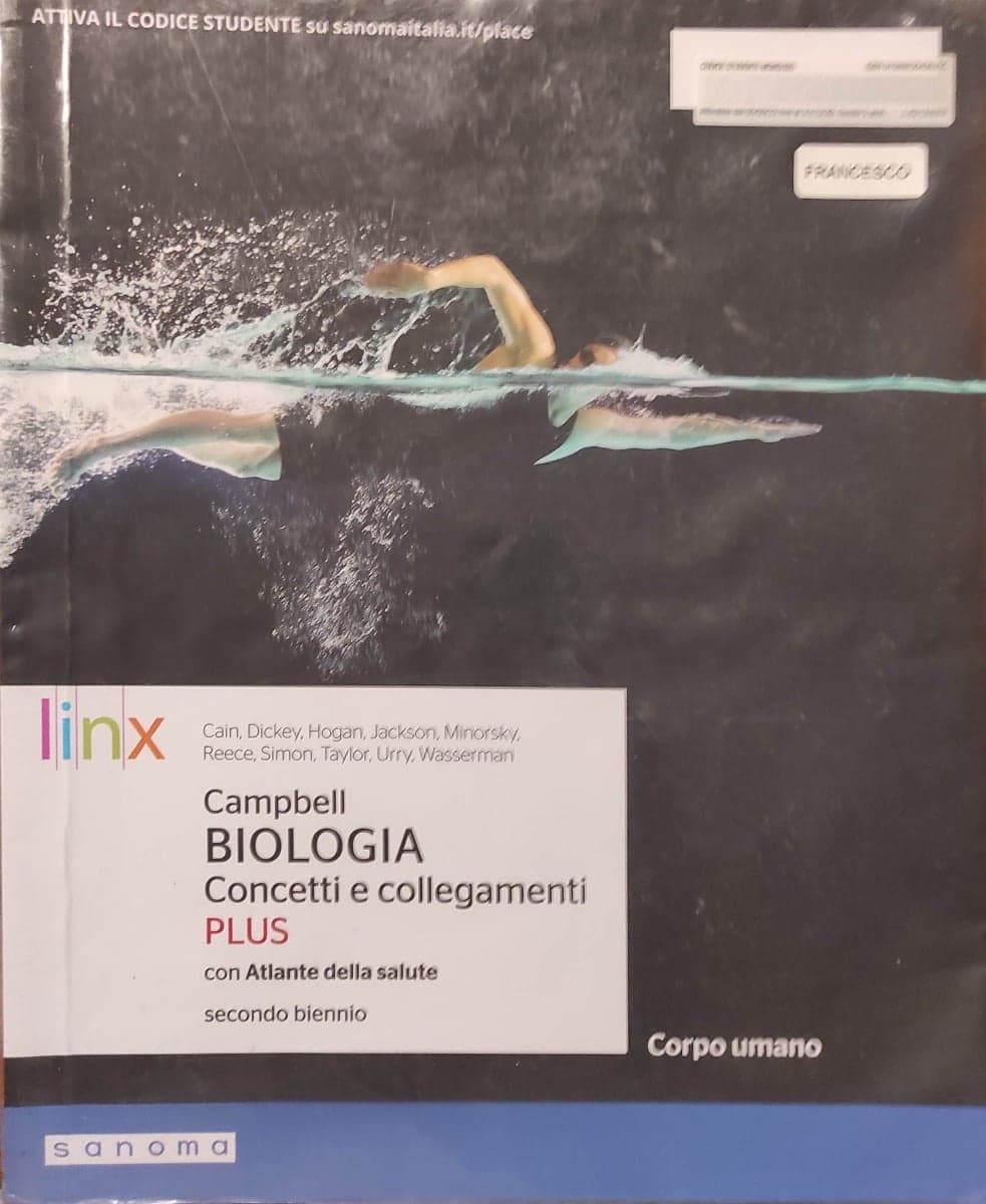 CAMPBELL. BIOLOGIA. CONCETTI E COLLEGAMENTI PLUS - CORPO UMANO - foto 1