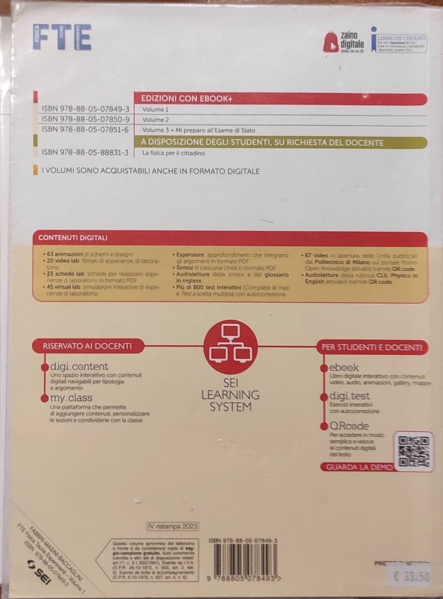 FTE - FISICA TEORIE ESPERIMENTI 1 - foto 2
