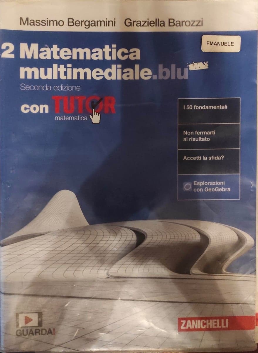 MATEMATICA MULTIMEDIALE.BLU - VOLUME 2 CON TUTOR (LDM) - foto 1