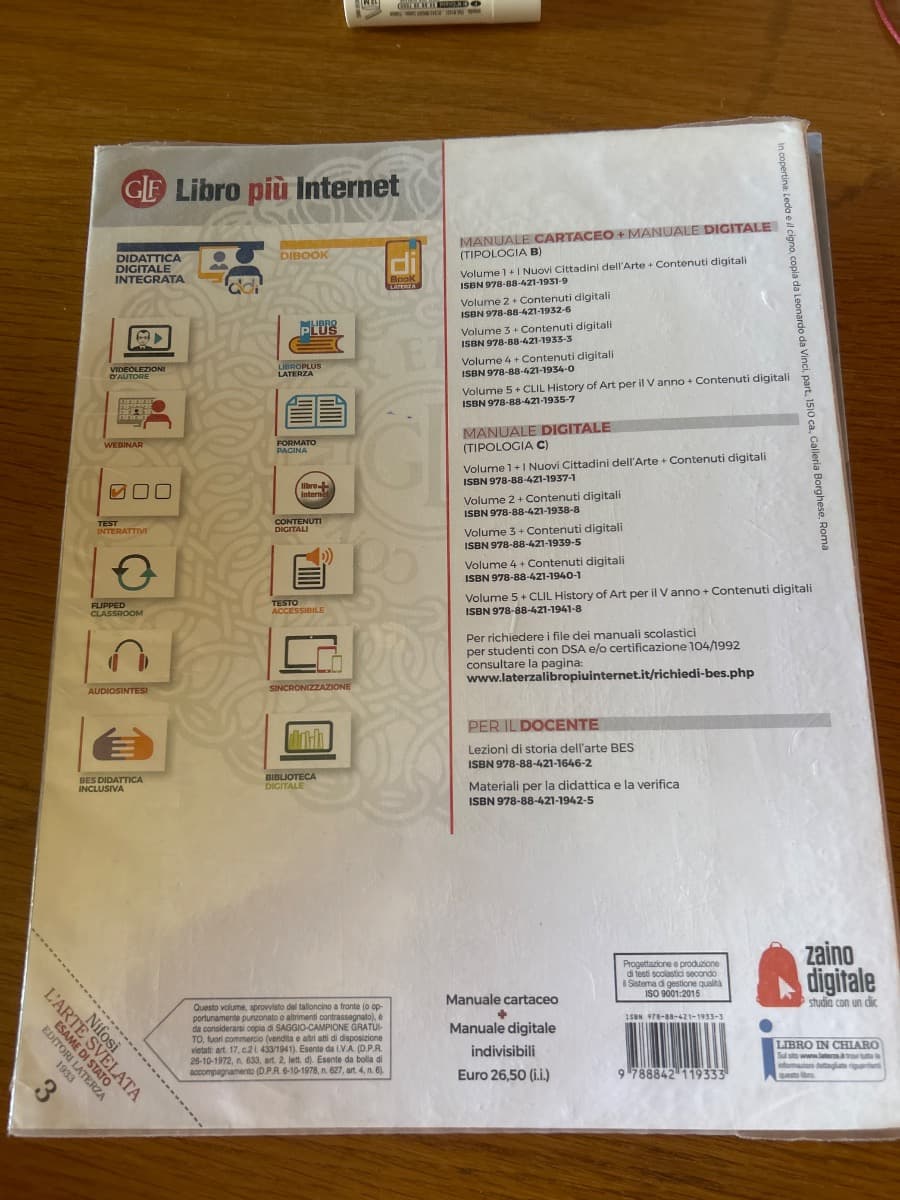 ARTE SVELATA (L'). ESAME DI MATURITA' ED. 5 VOLUMI VOL. 3/5 - foto 2