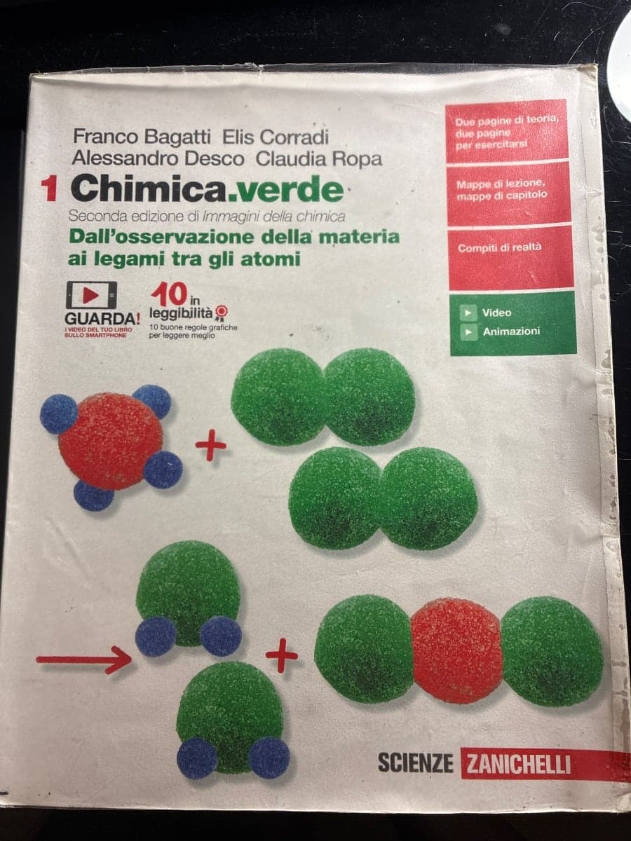 CHIMICA.VERDE 2ED. DI IMMAGINI DELLA CHIMICA - VOLUME 1 (LDM) - foto 1
