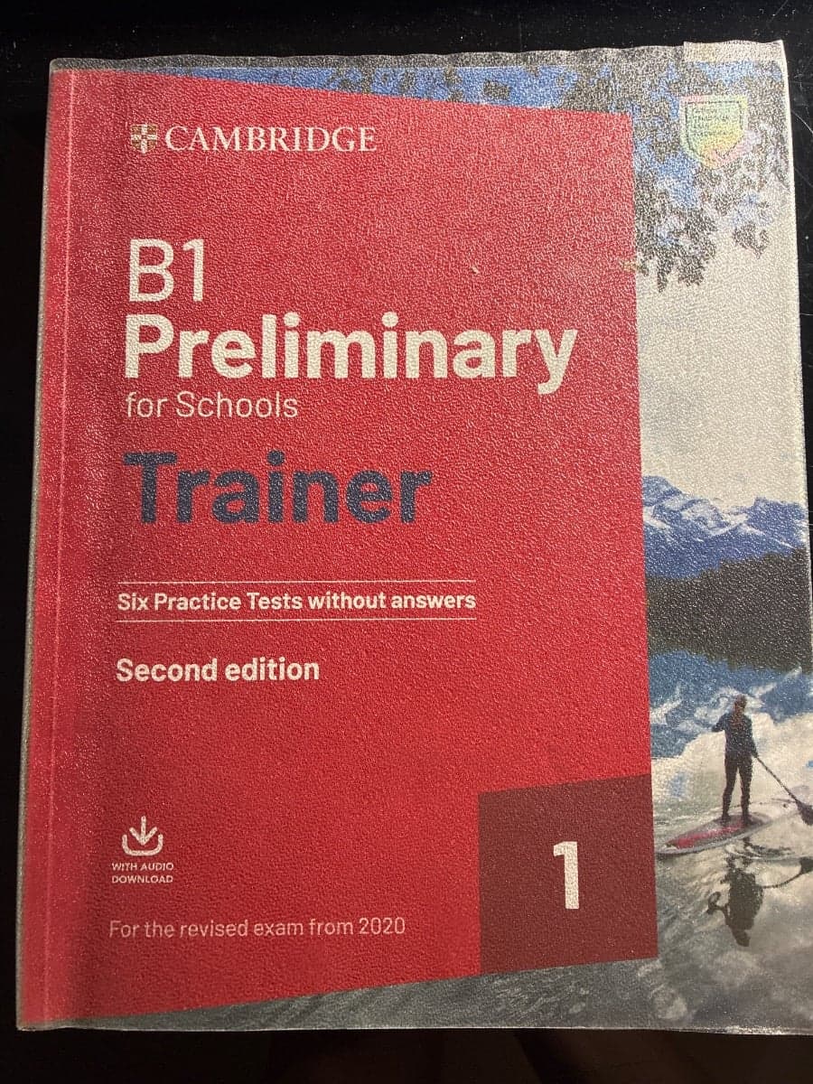 PRELIMINARY FOR SCHOOLS TRAINER FOR UPDATED 2020 EXAM - foto 1
