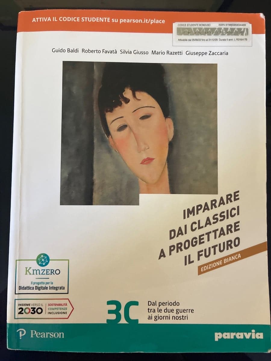 IMPARARE DAI CLASSICI A PROGETTARE IL FUTURO EDIZIONE BIANCA 3C - foto 1