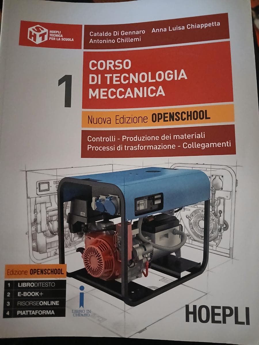 CORSO DI TECNOLOGIA MECCANICA. NUOVA EDIZIONE OPENSCHOOL - foto 1