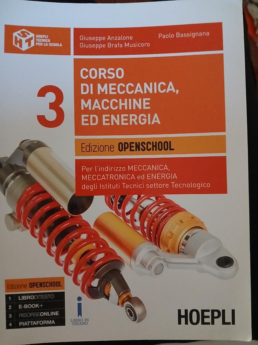 CORSO DI MECCANICA, MACCHINE ED ENERGIA. EDIZIONE OPENSCHOOL - foto 1