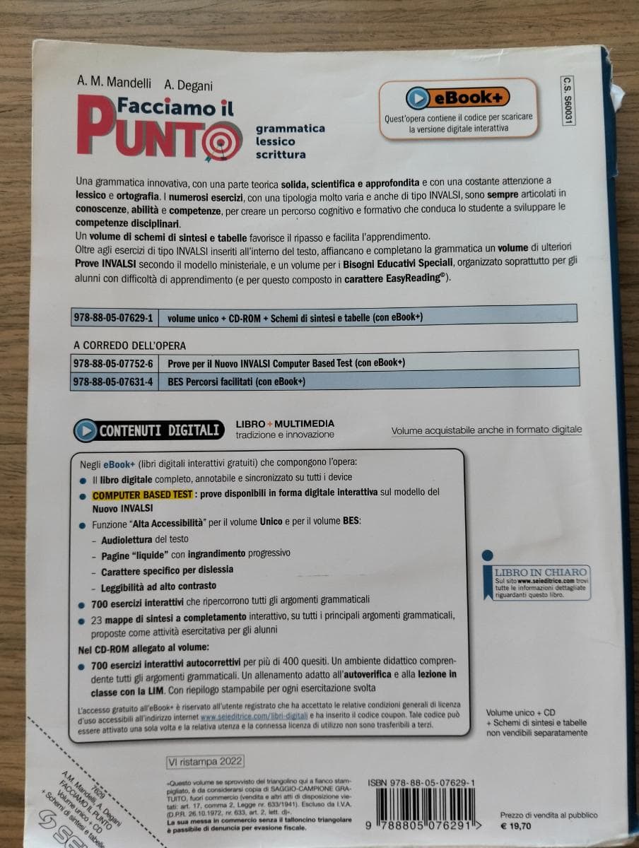 FACCIAMO IL PUNTO + CD + SCHEMI DI SINTESI E TABELLE - foto 2