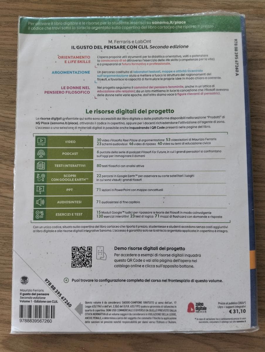 GUSTO DEL PENSARE CON CLIL SECONDA EDIZIONE 1 (IL) - foto 2
