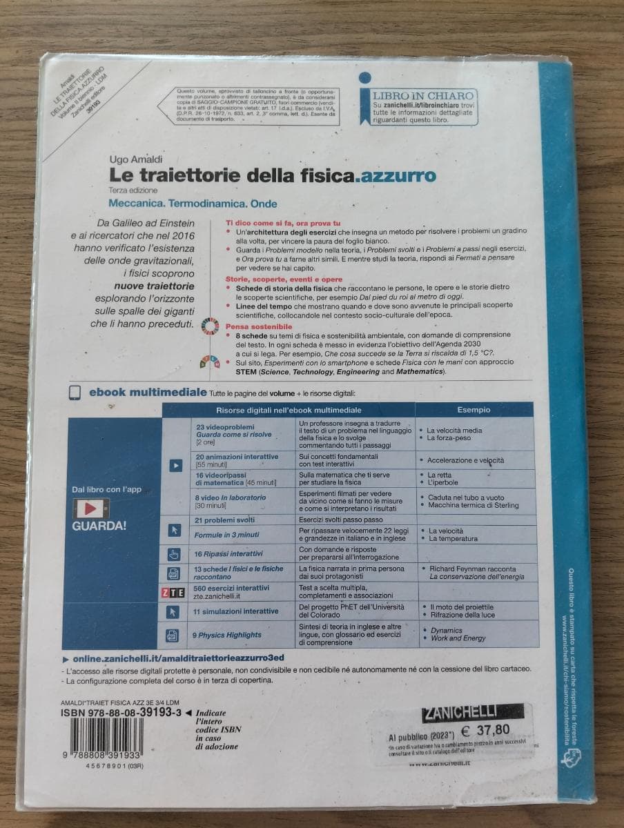 TRAIETTORIE DELLA FISICA.AZZURRO (LE) 3ED - VOLUME SECONDO BIENNIO (LDM) - foto 2