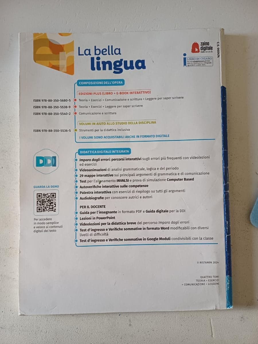 BELLA LINGUA - COMUNICAZIONE E SCRITTURA SINGOLO (LA) - foto 2