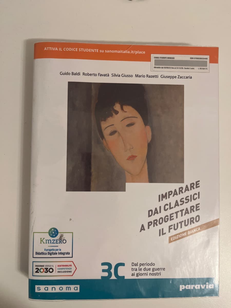 IMPARARE DAI CLASSICI A PROGETTARE IL FUTURO EDIZIONE BIANCA 3C - foto 1
