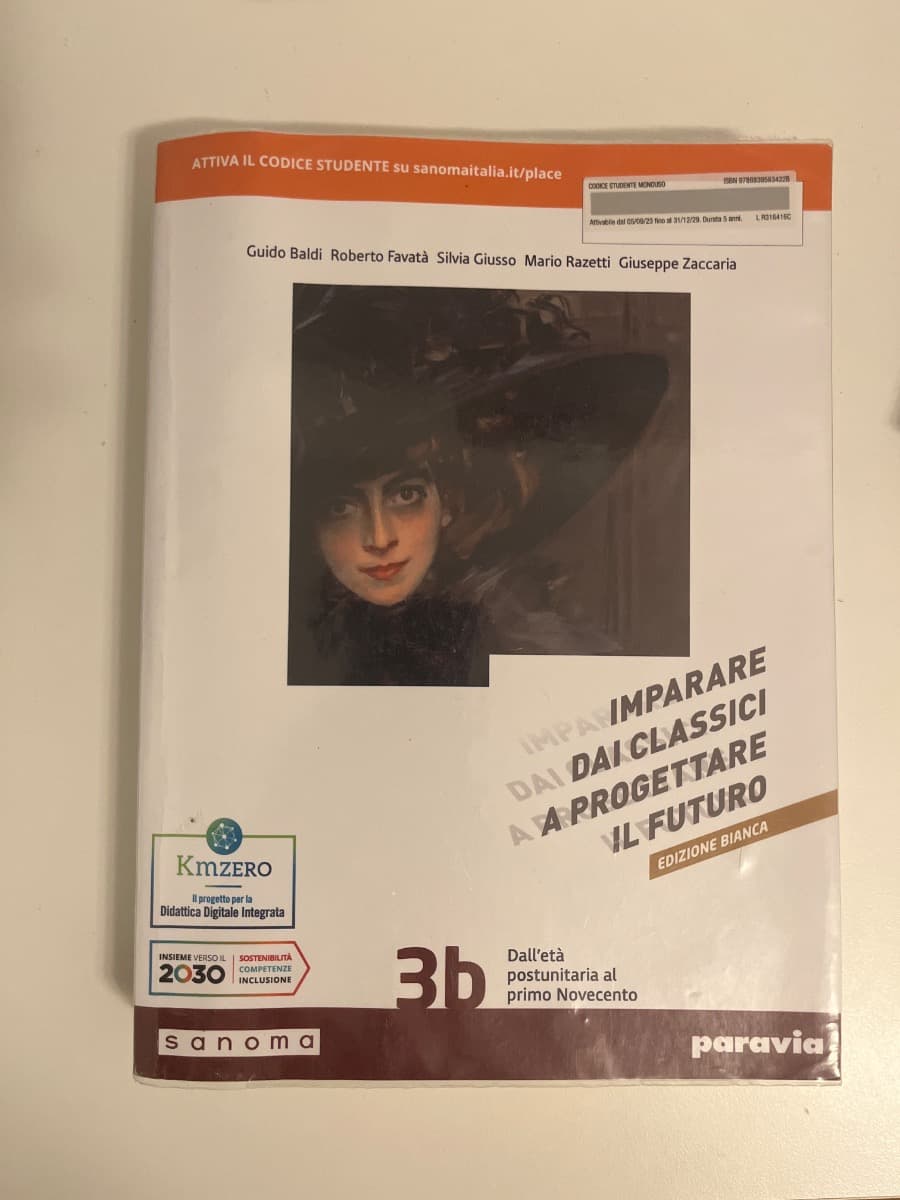 IMPARARE DAI CLASSICI A PROGETTARE IL FUTURO EDIZIONE BIANCA 3B - foto 1