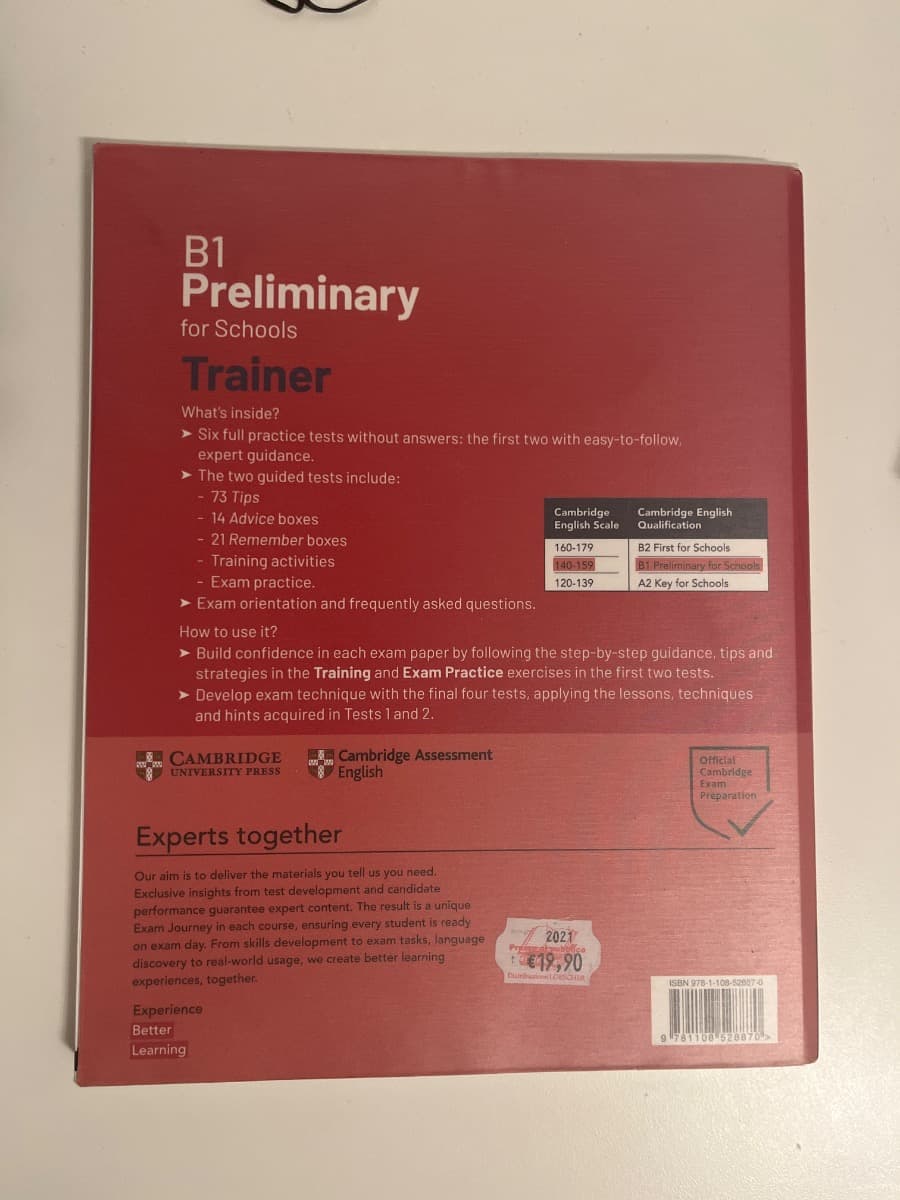 PRELIMINARY FOR SCHOOLS TRAINER FOR UPDATED 2020 EXAM - foto 2
