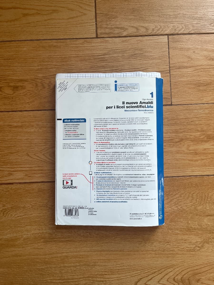 NUOVO AMALDI PER I LICEI SCIENTIFICI.BLU (IL) 3ED. - VOL. 1 (LDM) - foto 2