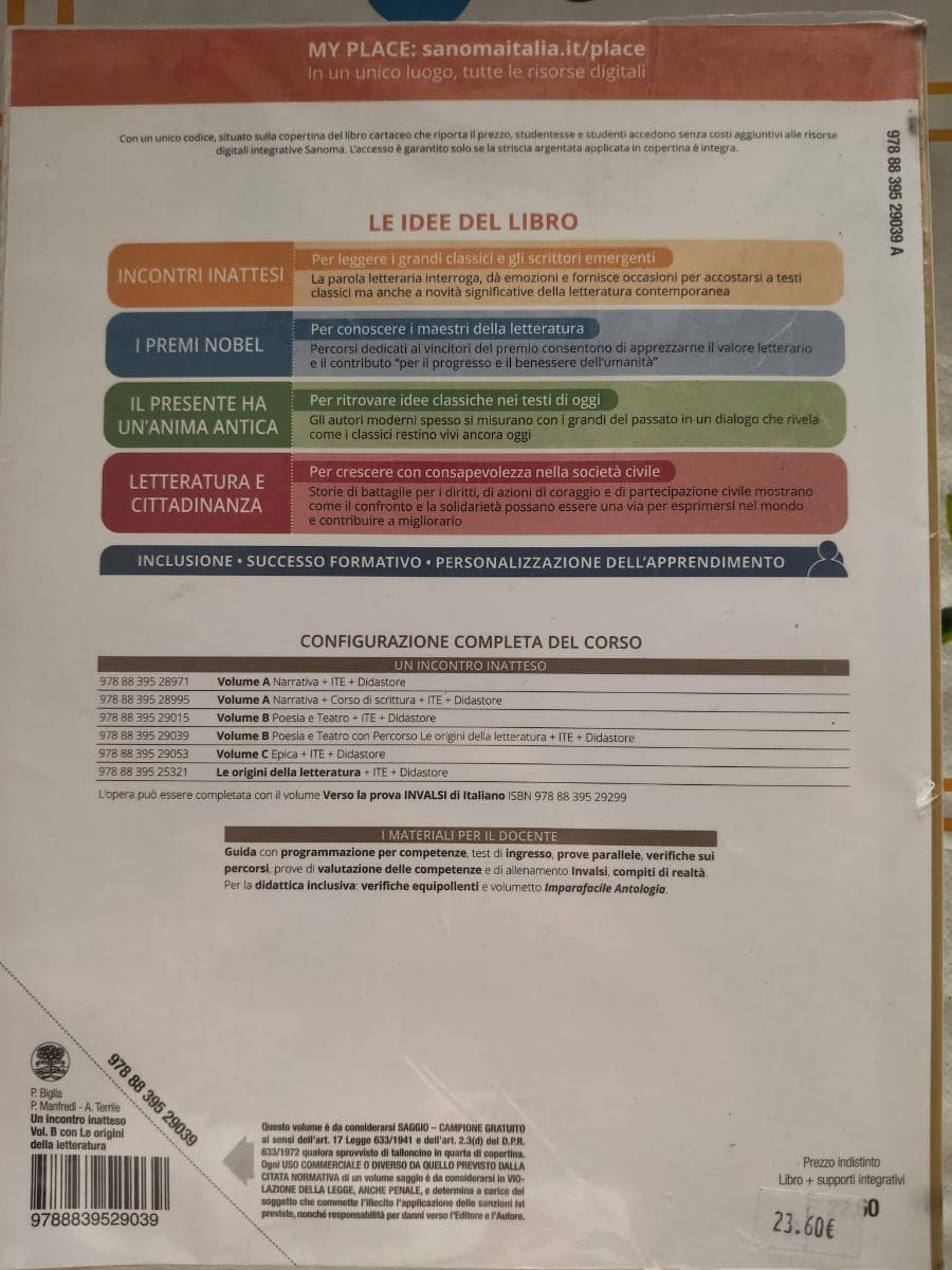 UN INCONTRO INATTESO B CON PERCORSO LE ORIGINI DELLA LETTERATURA - foto 2