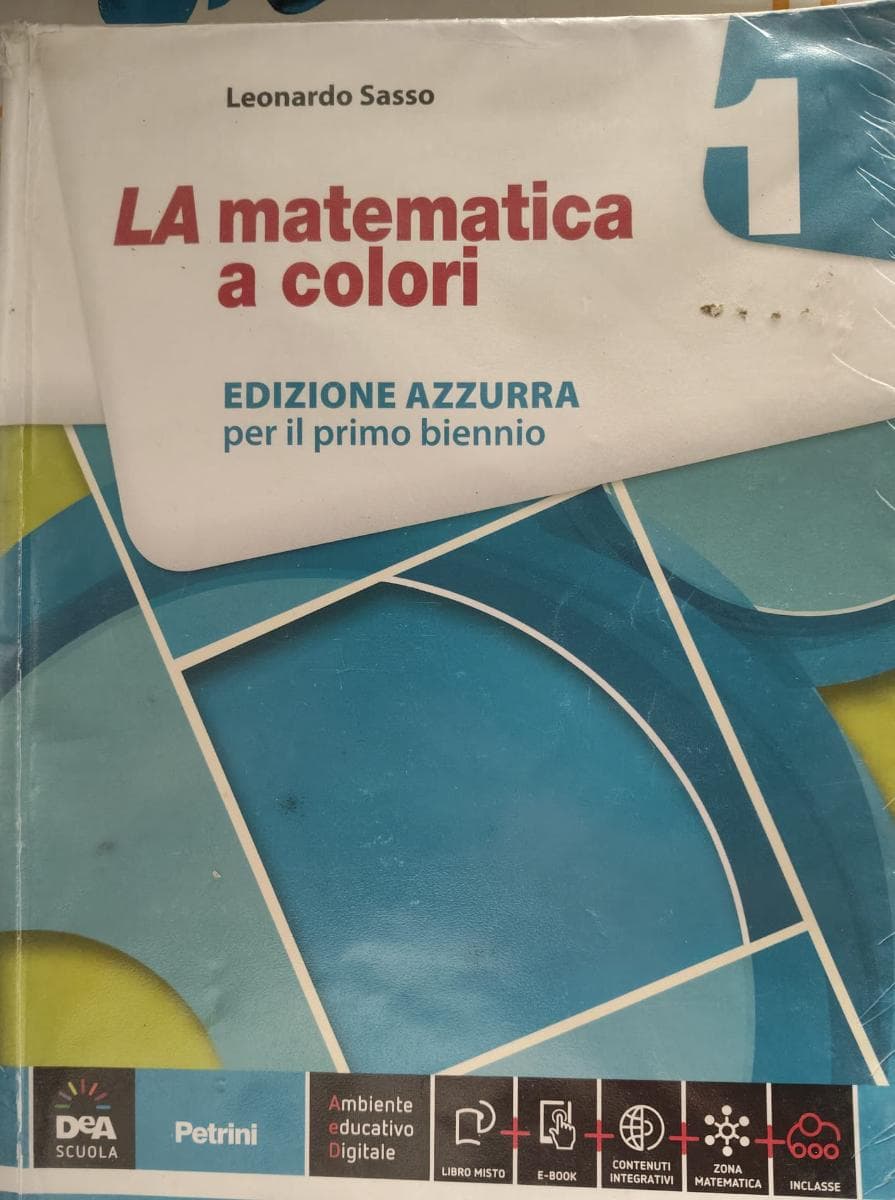 MATEMATICA A COLORI (LA) EDIZIONE AZZURRA VOLUME 1 + EBOOK - foto 1