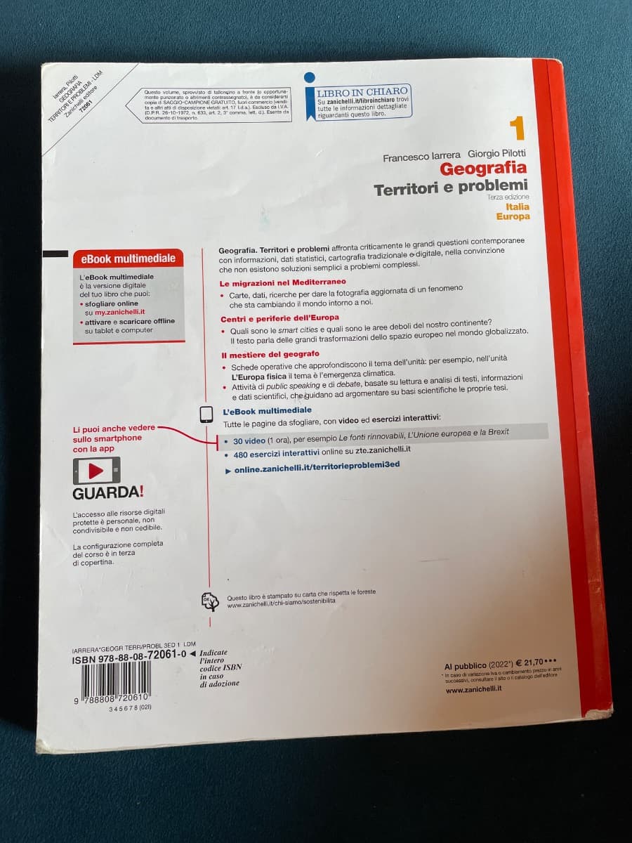 GEOGRAFIA TERRITORI E PROBLEMI - VOLUME 1 (LDM) - foto 2