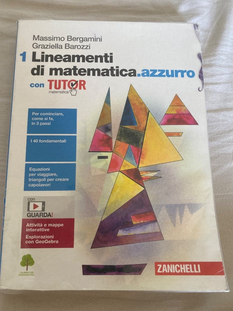 LINEAMENTI DI MATEMATICA.AZZURRO - VOL. 1 CON TUTOR (LDM) - foto 1