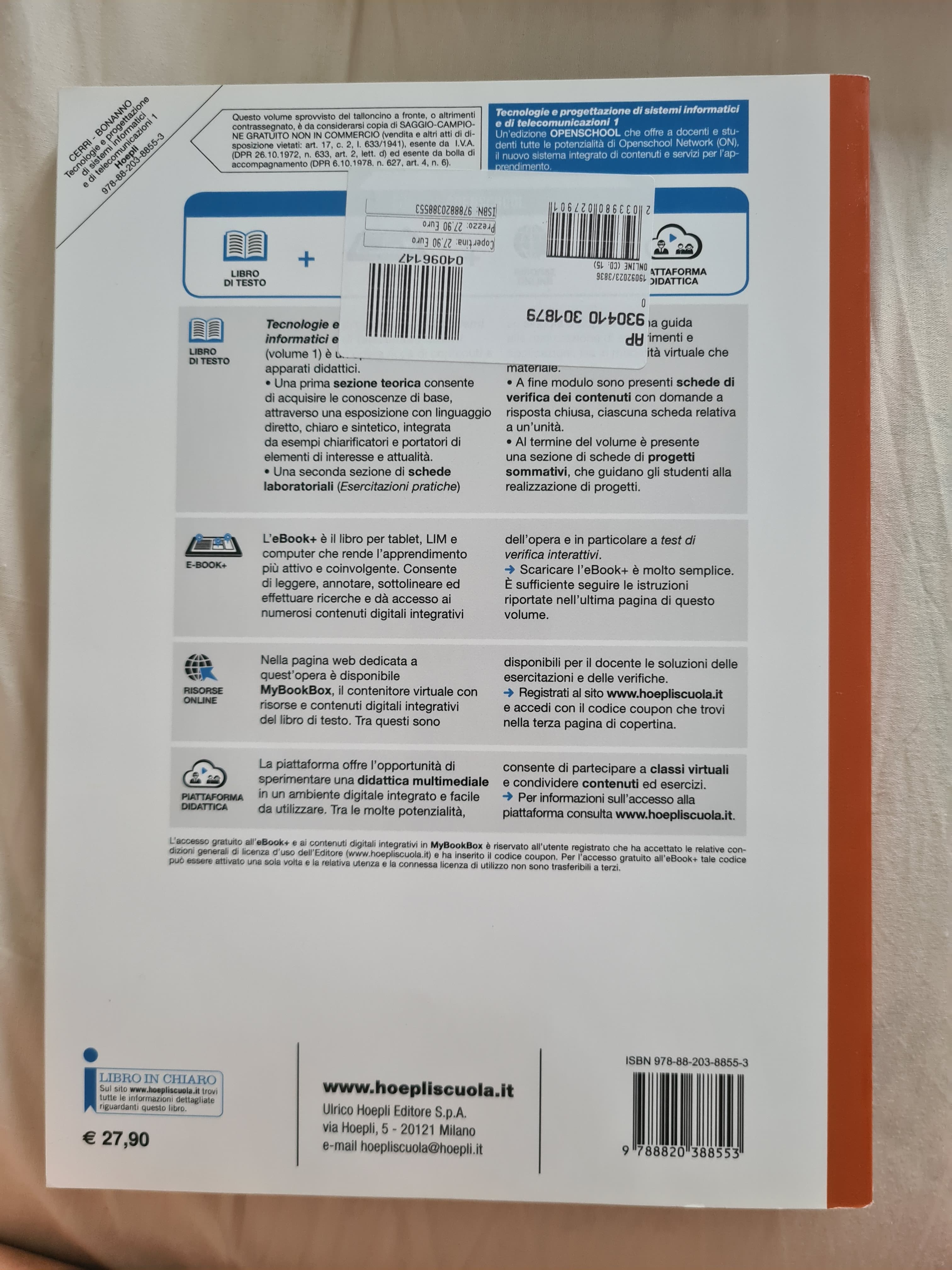 TECNOLOGIE E PROGETTAZIONE DI SISTEMI INFORMATICI E DI TELECOMUNICAZIONI - foto 2