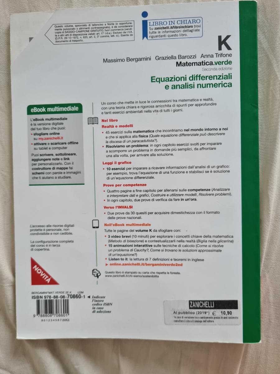 MATEMATICA.VERDE 2ED. - MODULO K (LDM) - foto 2