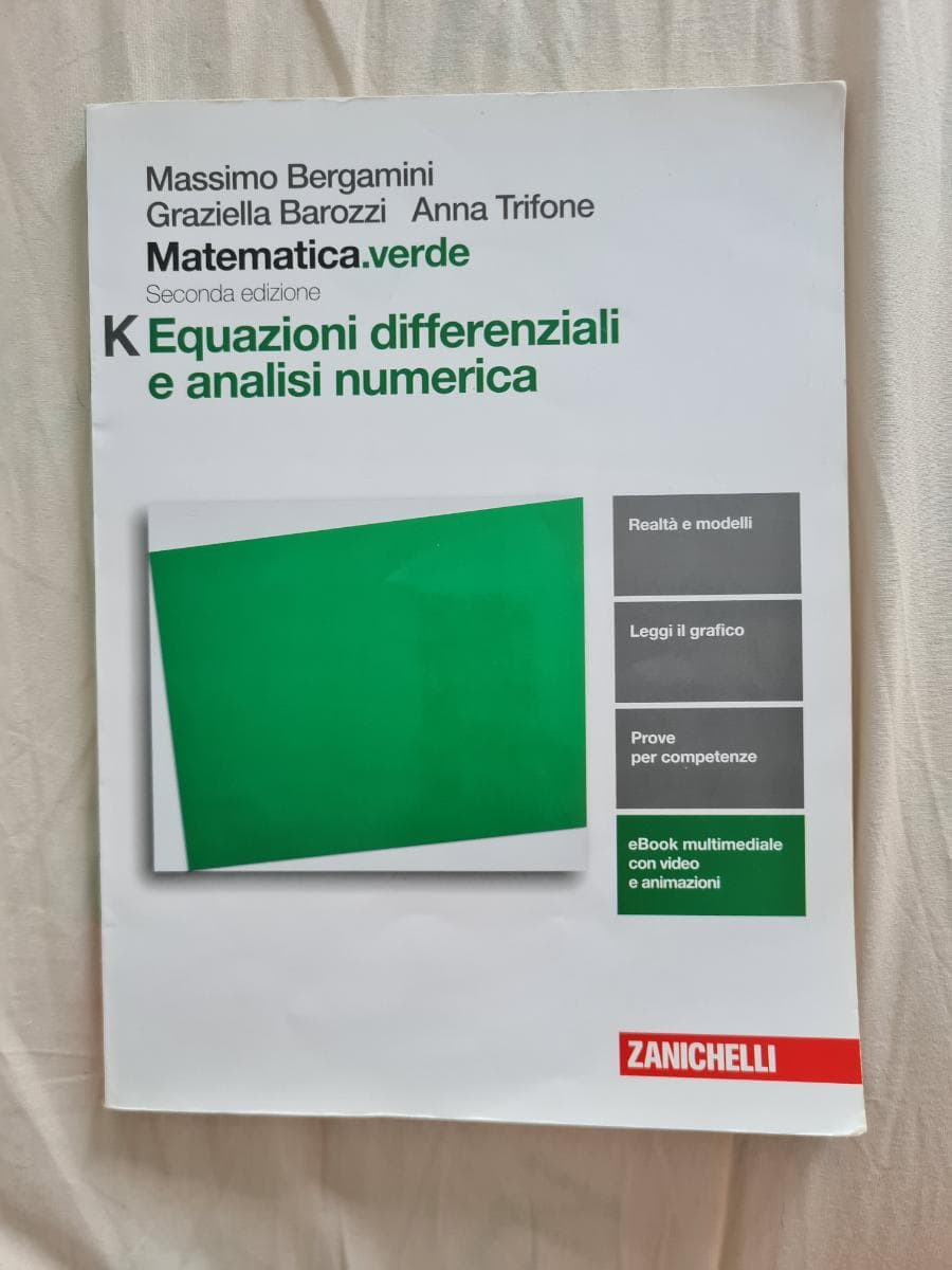 MATEMATICA.VERDE 2ED. - MODULO K (LDM) - foto 1
