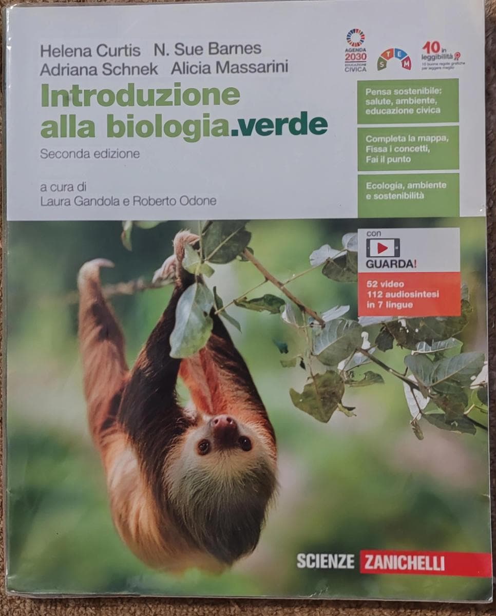 INTRODUZIONE ALLA BIOLOGIA. VERDE 2ED - VOLUME U (LDM) - foto 1