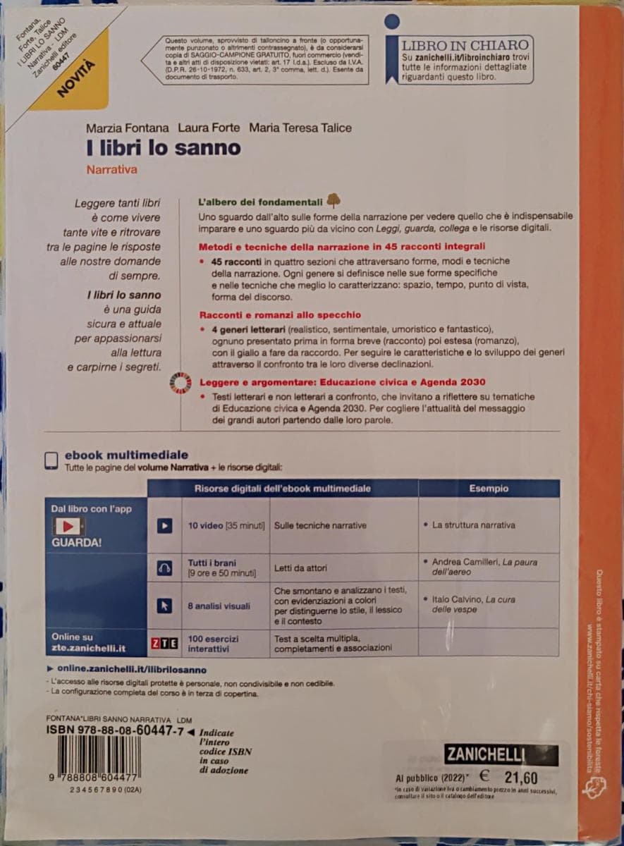LIBRI LO SANNO (I) - NARRATIVA (LDM) - foto 2