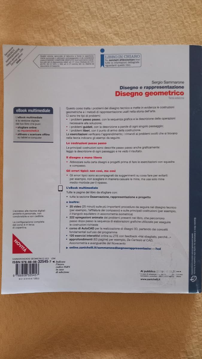 DISEGNO E RAPPRESENTAZIONE 3ED. - VOLUME DISEGNO GEOMETRICO (LDM) - foto 2