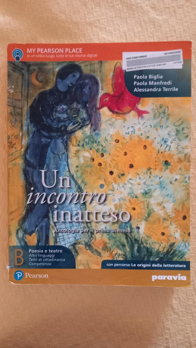 UN INCONTRO INATTESO B CON PERCORSO LE ORIGINI DELLA LETTERATURA - foto 1
