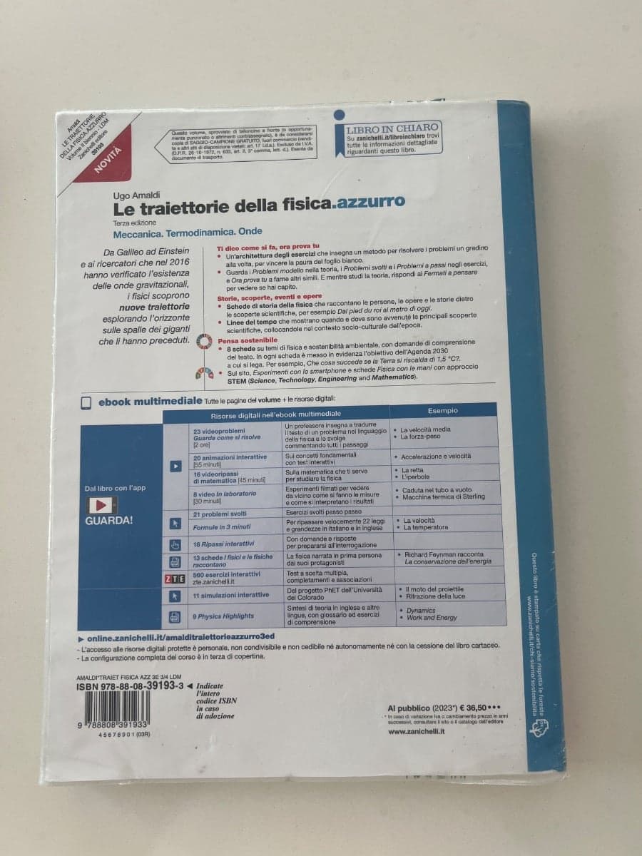 TRAIETTORIE DELLA FISICA.AZZURRO (LE) 3ED - VOLUME SECONDO BIENNIO (LDM) - foto 2