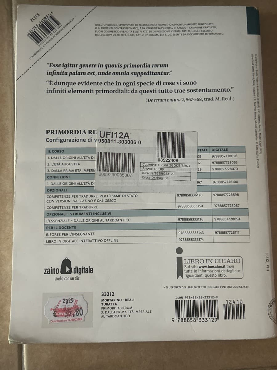 PRIMORDIA RERUM V.3. DALLA PRIMA ETÀ IMPERIALE AL TARDOANTICO - foto 2